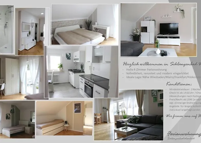 Schoene 4-zimmerwohnung, Bei Wiesbaden/mainz/ffm Schlangenbad